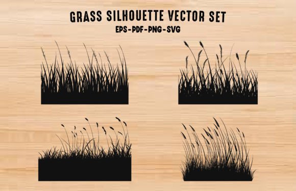 Download Panoramic Seamless Grass Silhouettes - Panoramic Collection